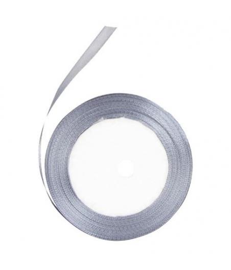 Bobine Ruban Satin Gris