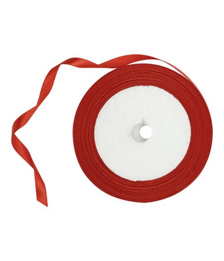 Bobine Ruban Satin Rouge