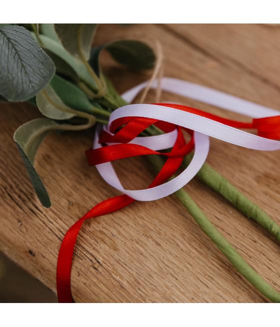 Bobine Ruban Satin Rouge