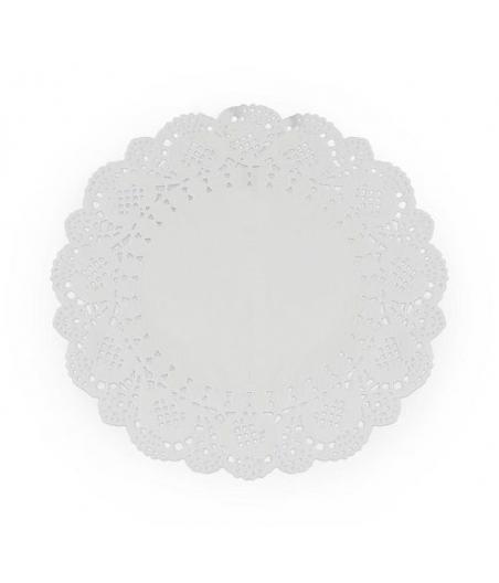 Napperons Dentelle Papier Blanc