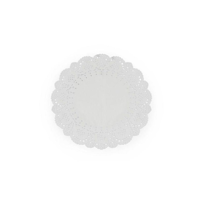 Napperons Dentelle Papier Blanc