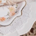 Napperons Dentelle Papier Blanc