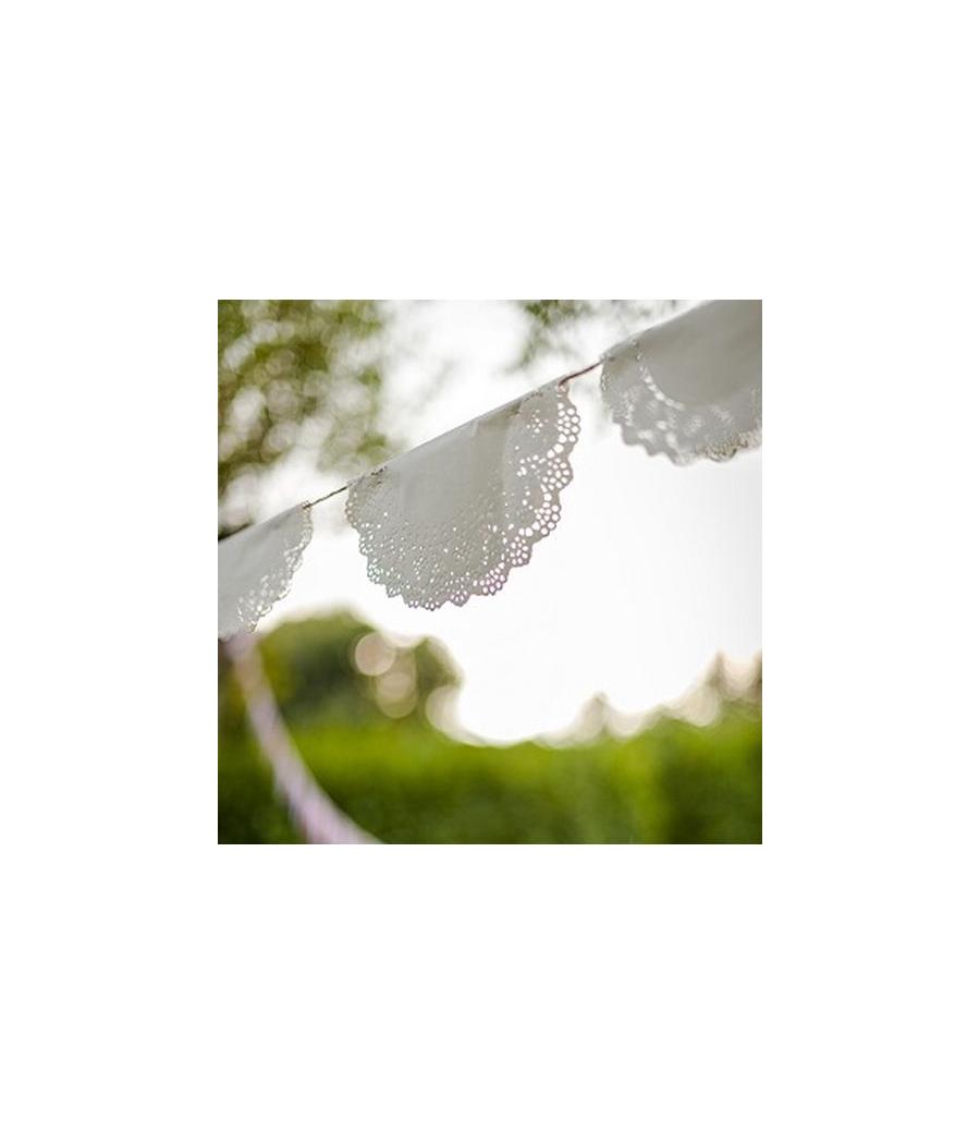 Napperons Dentelle Papier Blanc