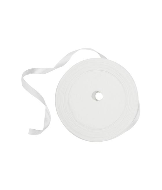 Bobine Ruban Satin Blanc