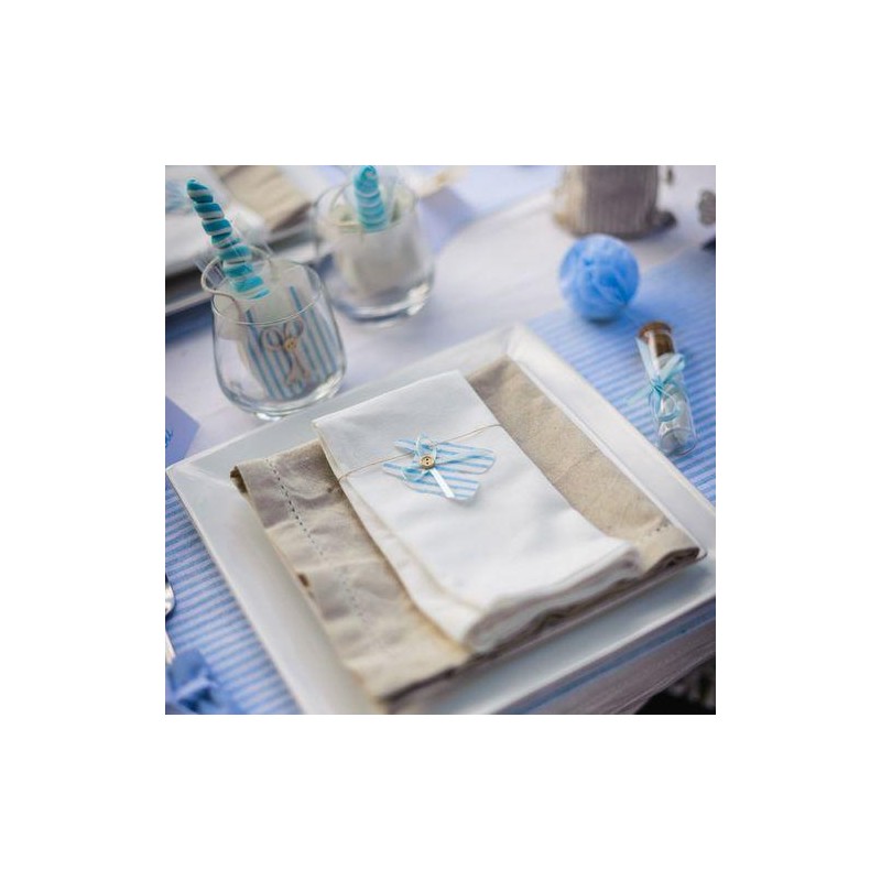 Bobine Ruban Satin Ciel