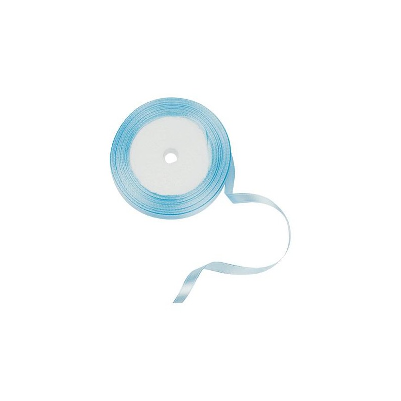 Bobine Ruban Satin Ciel