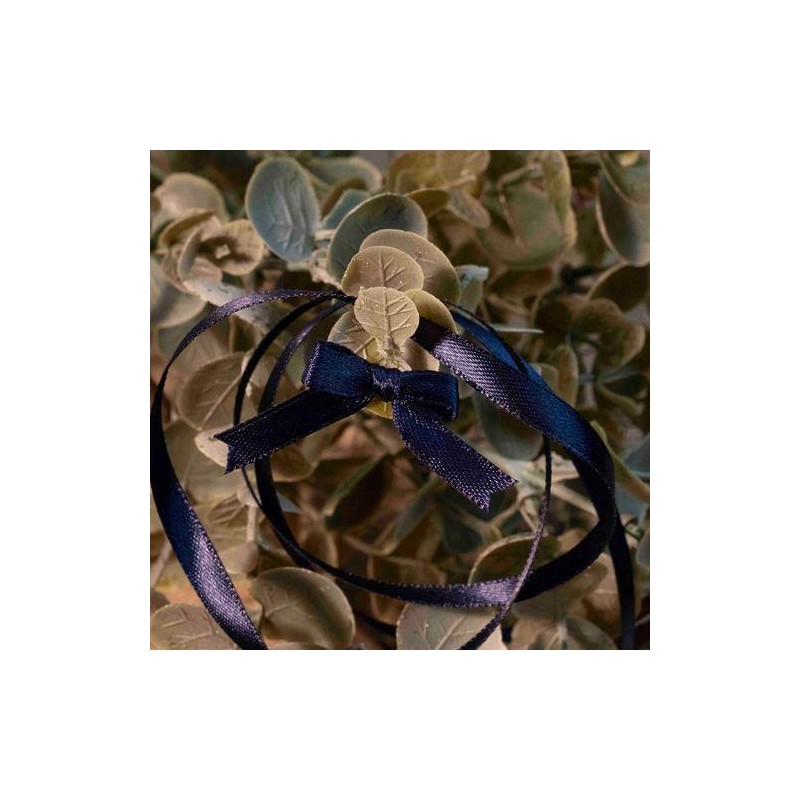 Bobine Ruban Satin Marine