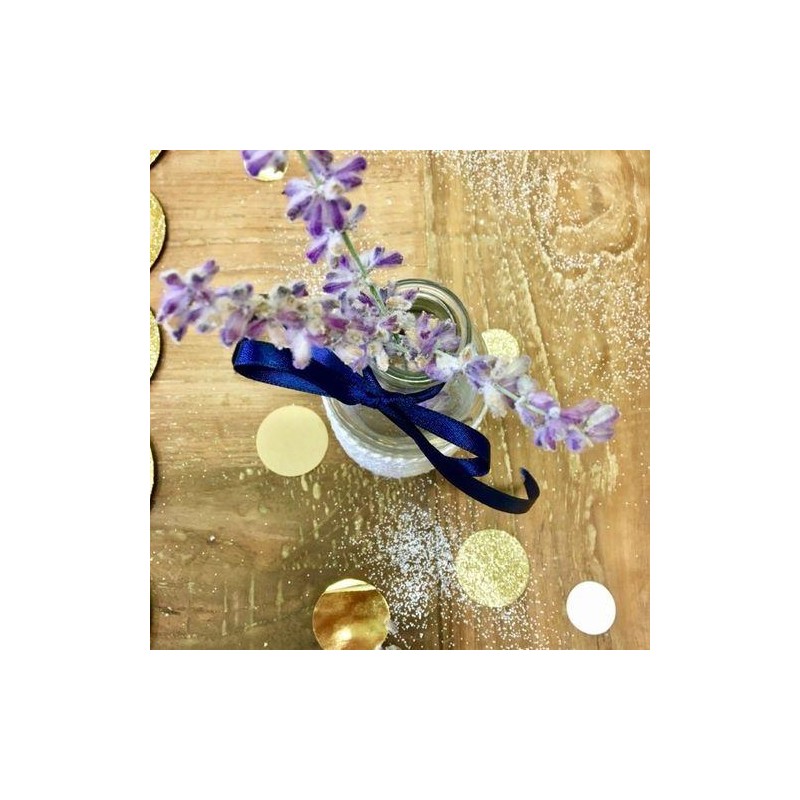 Bobine Ruban Satin Marine