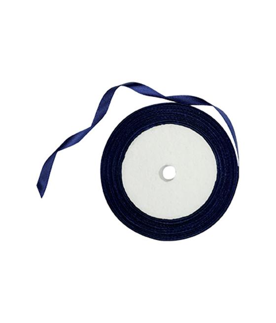 Bobine Ruban Satin Marine