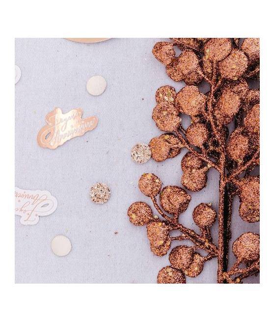 Chemin de Table Carreaux Effet Lin Floqué