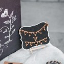 Ardoise Forme Vintage Noir