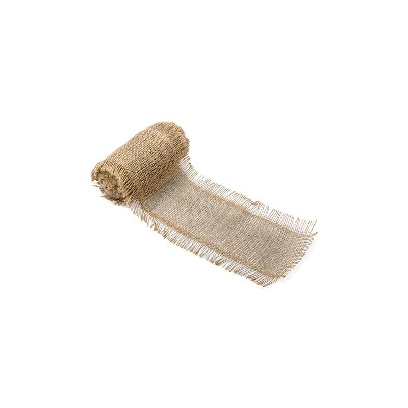 Ruban Toile de Jute Effilée