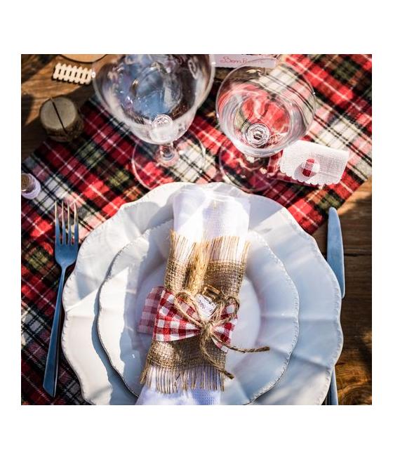 Ruban Toile de Jute Effilée