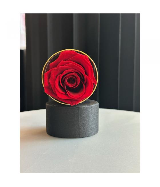 BOITE ROSE SOLITAIRE RONDE