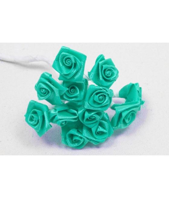 MINI-ROSE EN SATIN JADE