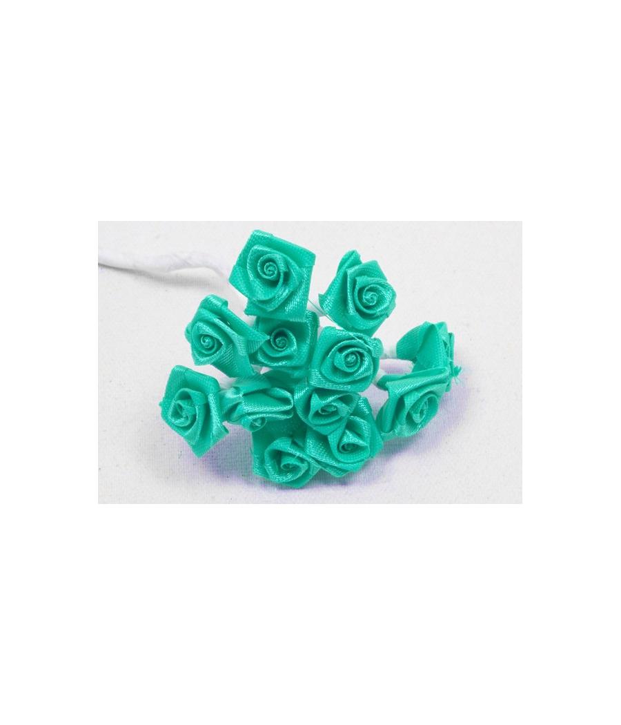 MINI-ROSE EN SATIN JADE