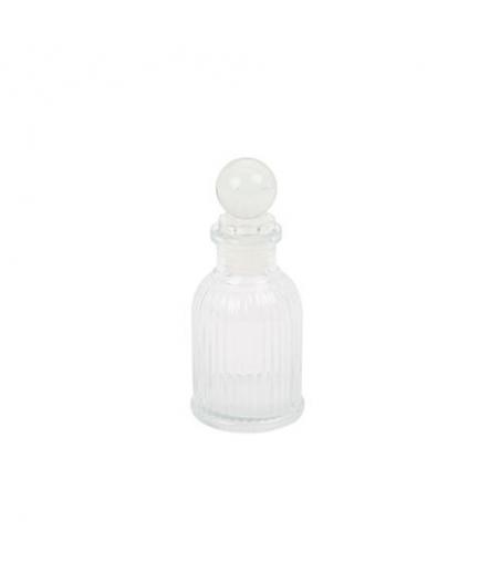 Mignonnette Cabochon + Bouchon en Verre 10x4,5cm 50ml