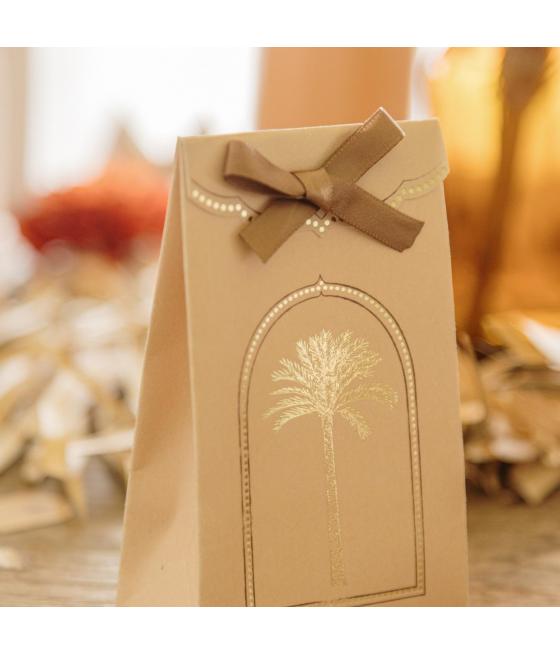 Contenants parfum orient crème or chocolat