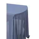 nappe mousseline soie bleu