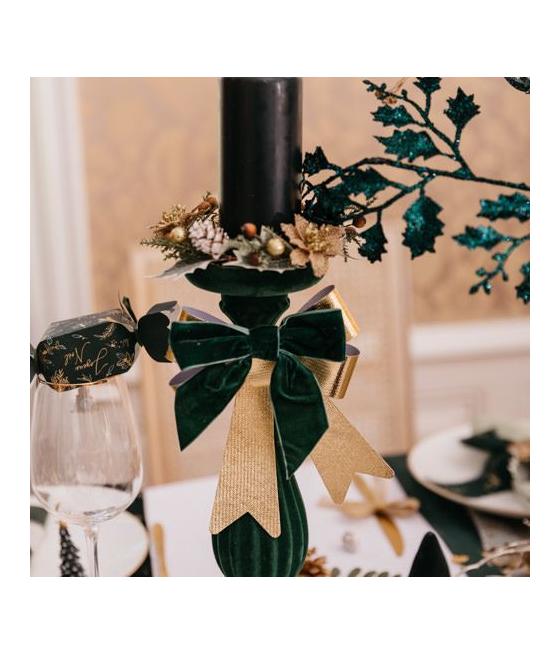 noeuds velours vert anglais