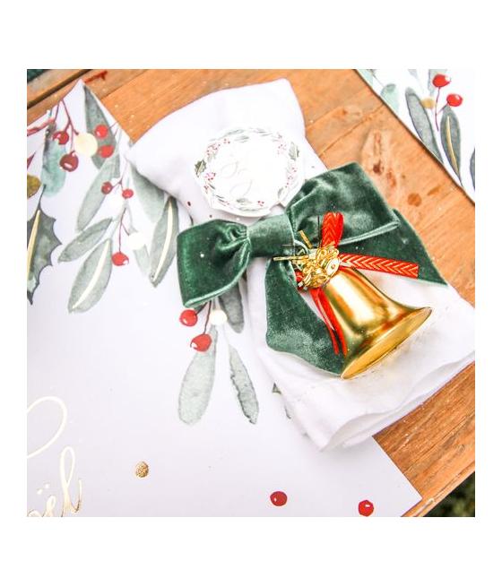 noeuds velours vert anglais