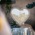 cadre coeur livre d or paillettes