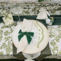 nappe botanica verde blanc pistache