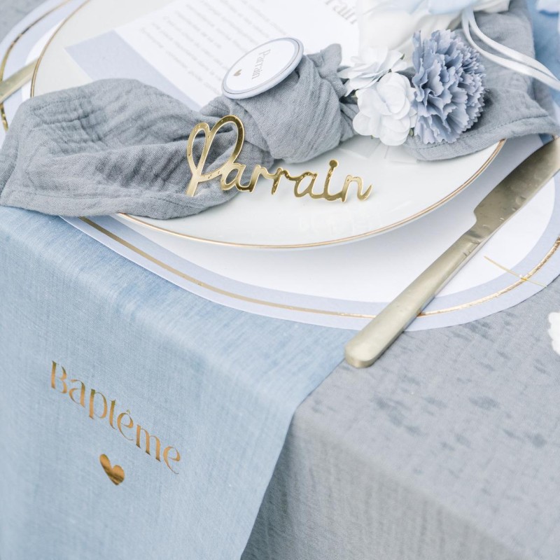 chemin table bapteme