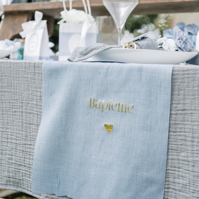 chemin table bapteme