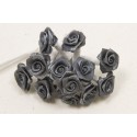 Mini roses en satin (x72)