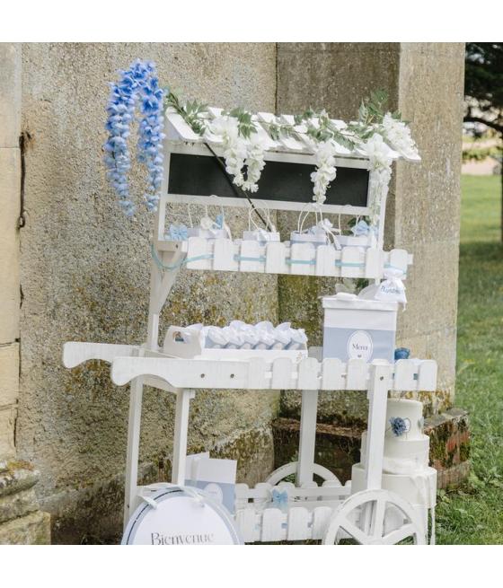 urne merci bapteme Blanc bkeu Orage