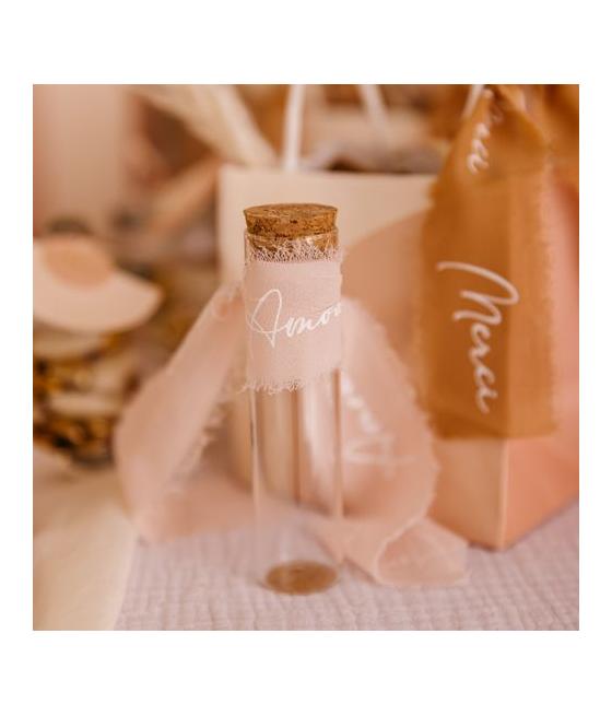 ruban amour mousseline