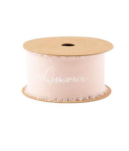 ruban amour mousseline
