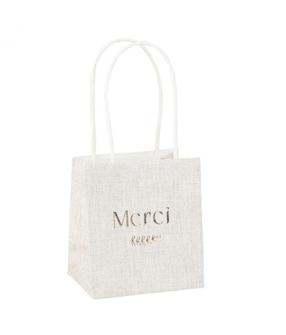 6 sacs merci papier