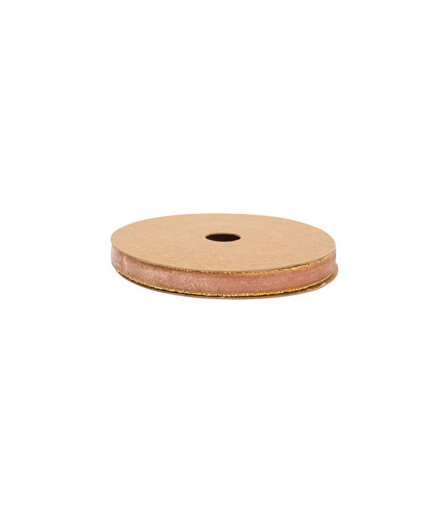 ruban velours bois de rose