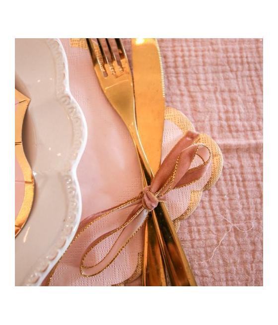 ruban velours bois de rose