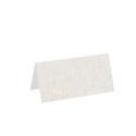 Marque places papier lin or
