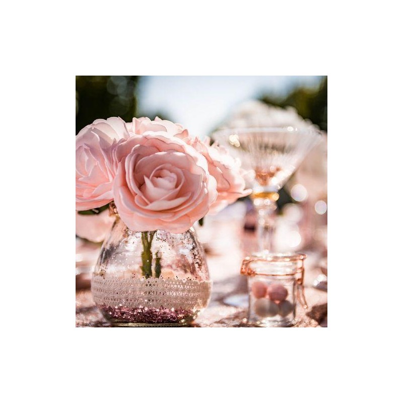 Bouquet de 8 Roses Mousse