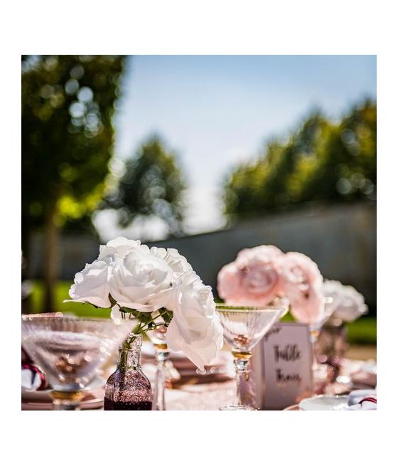 Bouquet de 8 Roses Mousse