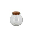 Contenant boule verre liège