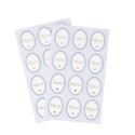 stickers merci bapteme bleu orage