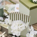 tete hortensia blanc artificielle