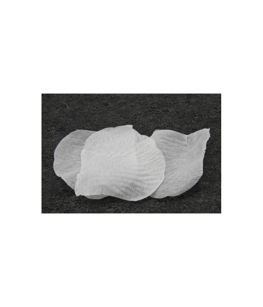 PETALES EN TISSUS blanc