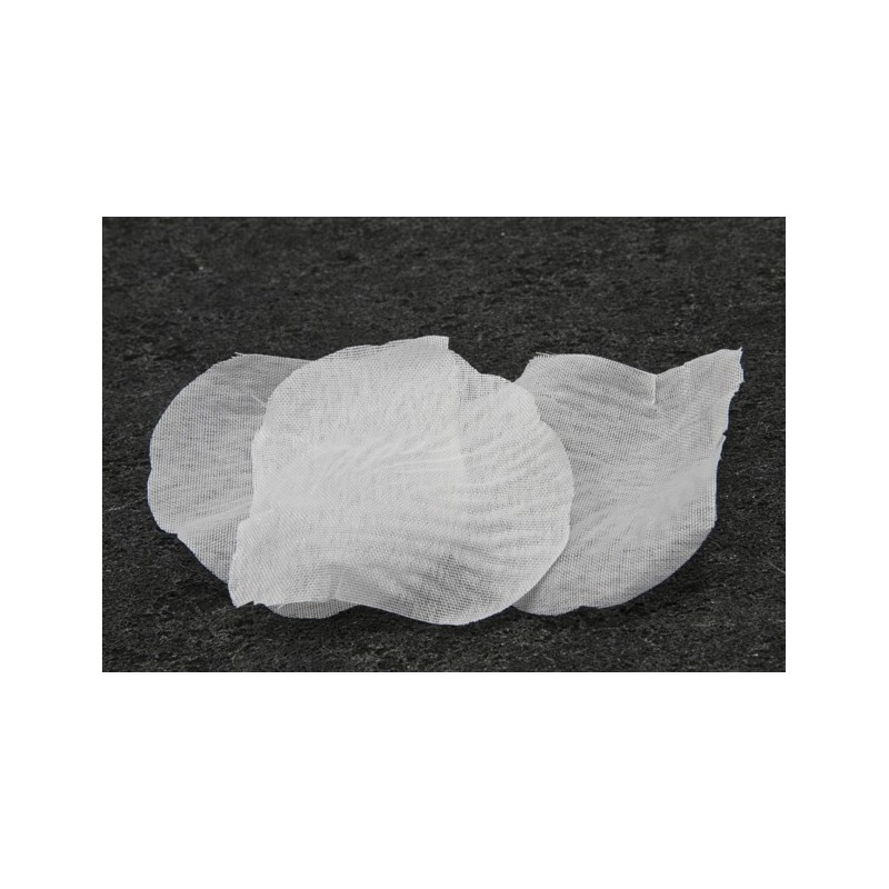 PETALES EN TISSUS blanc