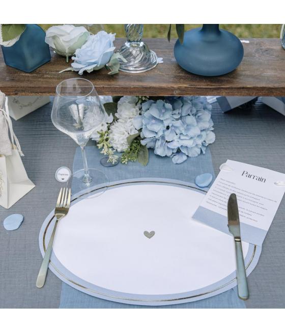 tete hortensia bleu ciel artificielle