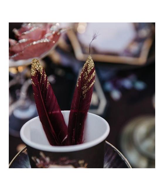 6 Plumes Ethnique Marsala