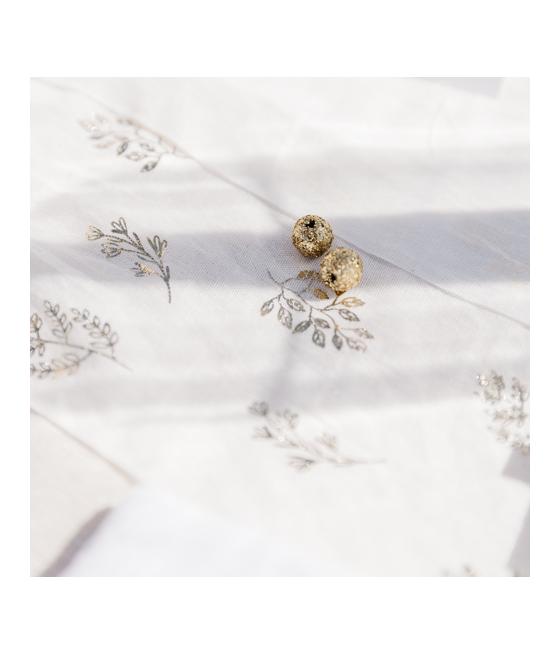 24 Perles en Bois Paillettes