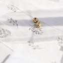 24 Perles en Bois Paillettes