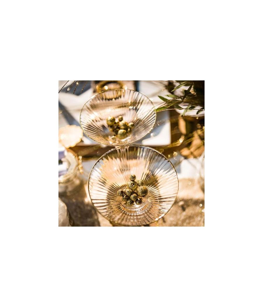 24 Perles en Bois Paillettes
