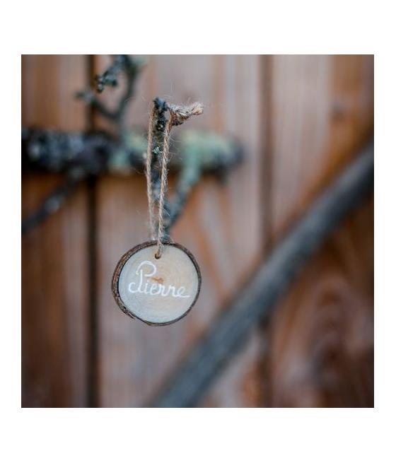 6 Rondins Bois avec Ficelle